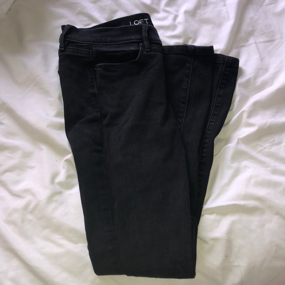 Loft Black Skinny Jeans